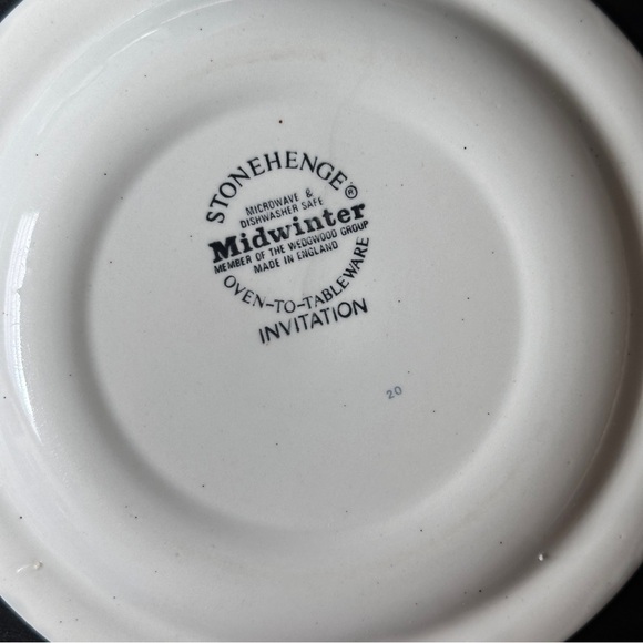 Stonehenge Midwinter Invitation Pink Carnation Plates (Set of 5) - England - Picture 9 of 9